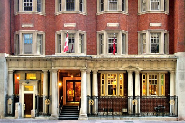 Corporate building exterior